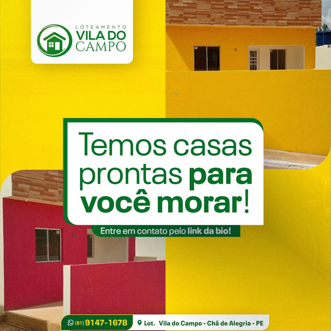 Temos casas prontas para morar-Venha garantir a sua